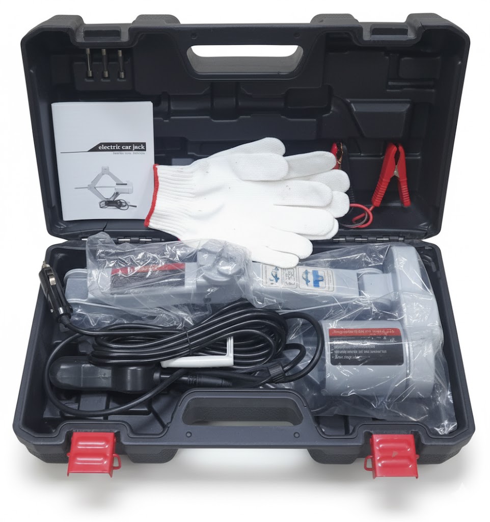 Picture of 12V Electric Car Jack Kit – Portable Hydraulic Jack for Emergency Tire Replacement