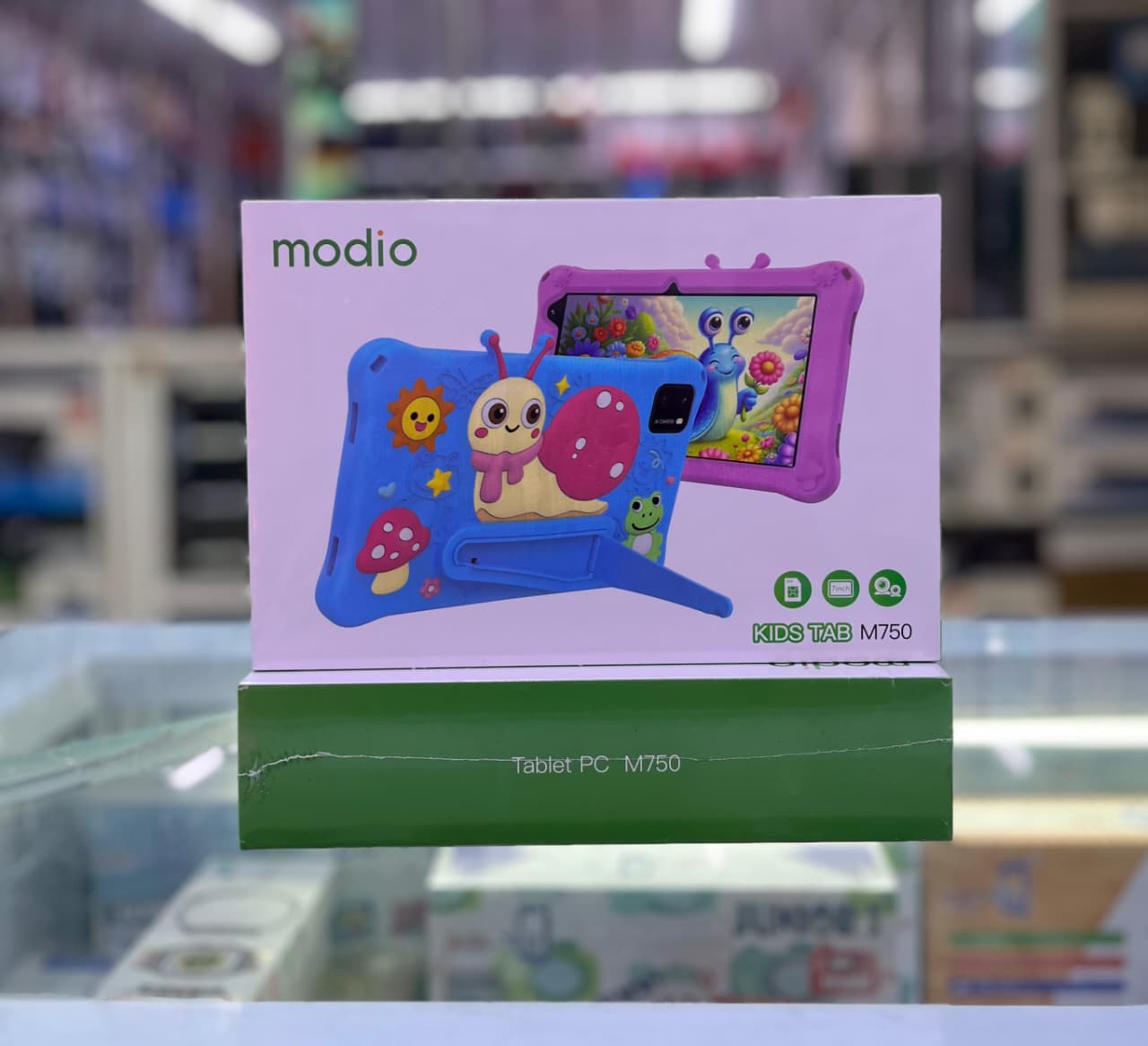 Picture of Modio M750 Kids Tablet – 6GB RAM + 256GB Storage, Single SIM, Educational Learning Tablet