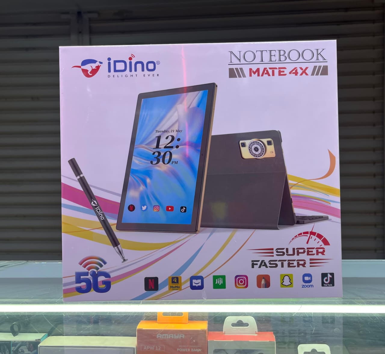 Picture of Idino Notebook 4X Tablet with Keyboard – 8GB RAM + 512GB Storage (Dual SIM)