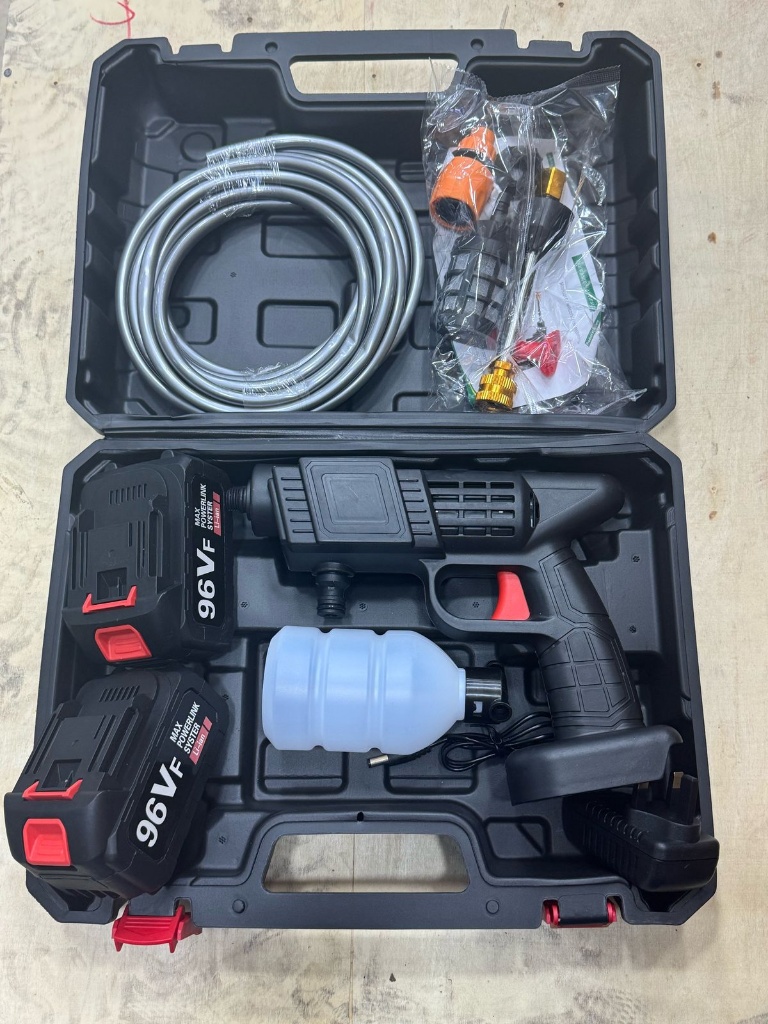 Picture of Wireless Car Wash Machine / Sprayer / Garden Gun – 96V High-Pressure Portable Washer