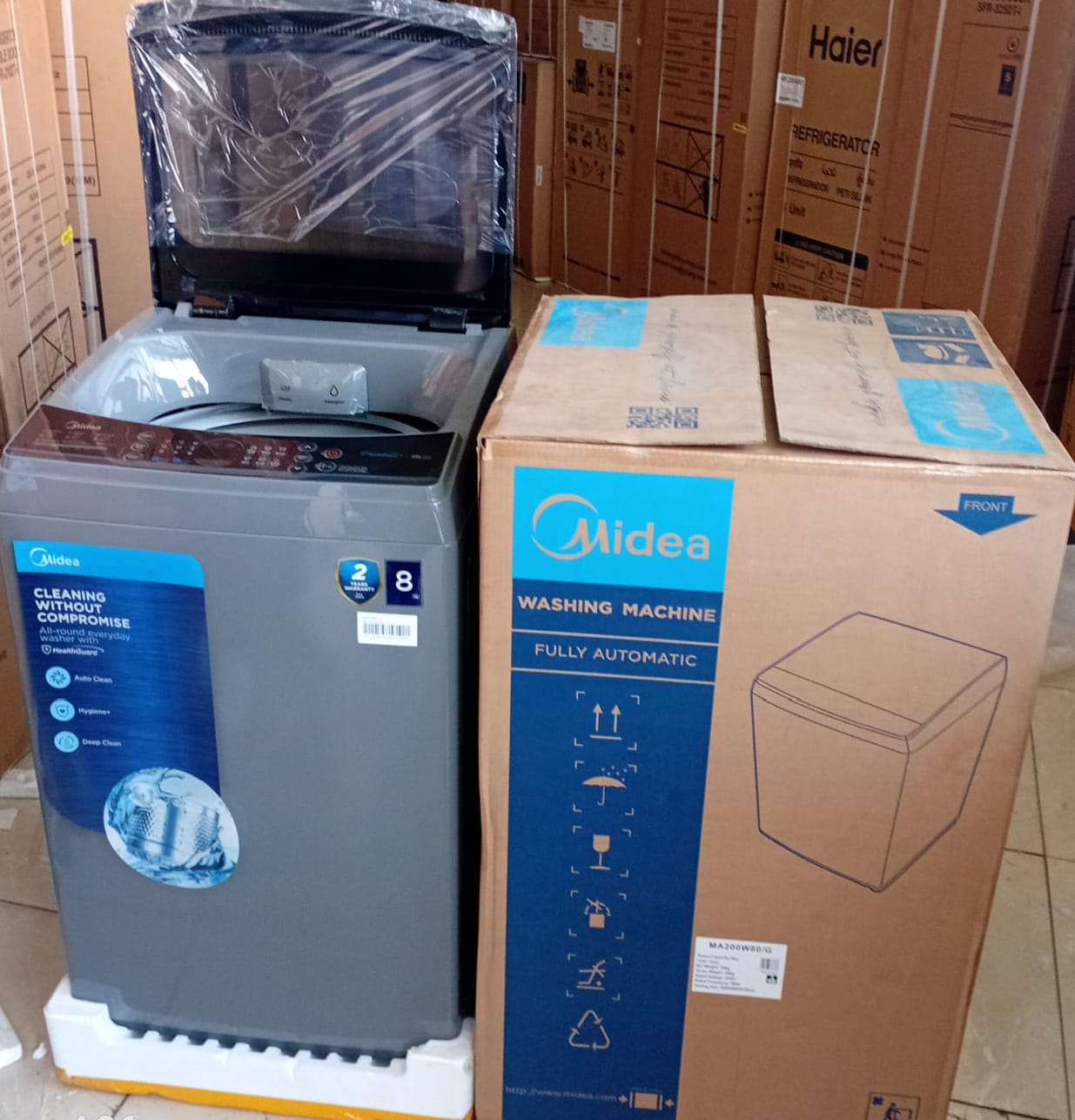 Picture of Midea 8kg Full Automatic Top Loader Washing Machines 
