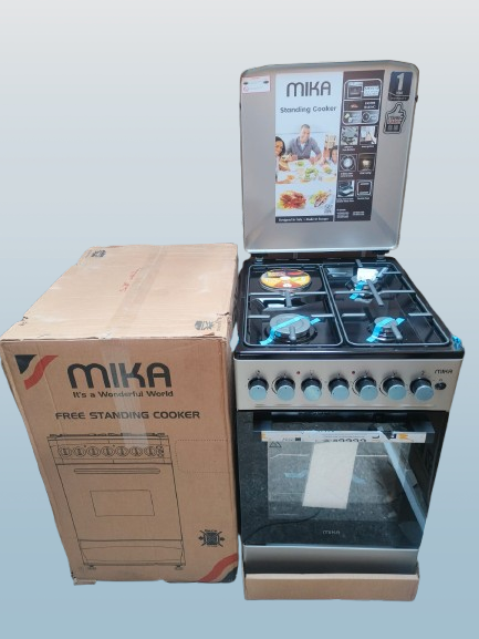 Picture of  Just Restocked! Mika 3+1 Standing Cooker (50x60) now available at only   Comes in sleek Black and Silver color options. Grab yours while stock lasts!