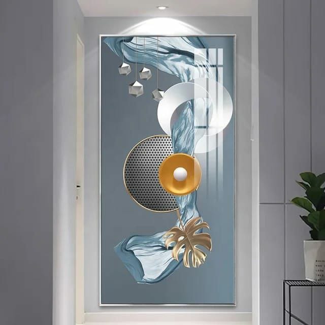 Picture of Elegant Crystal Porcelain Wall Art – 40x80cm Decorative Painting