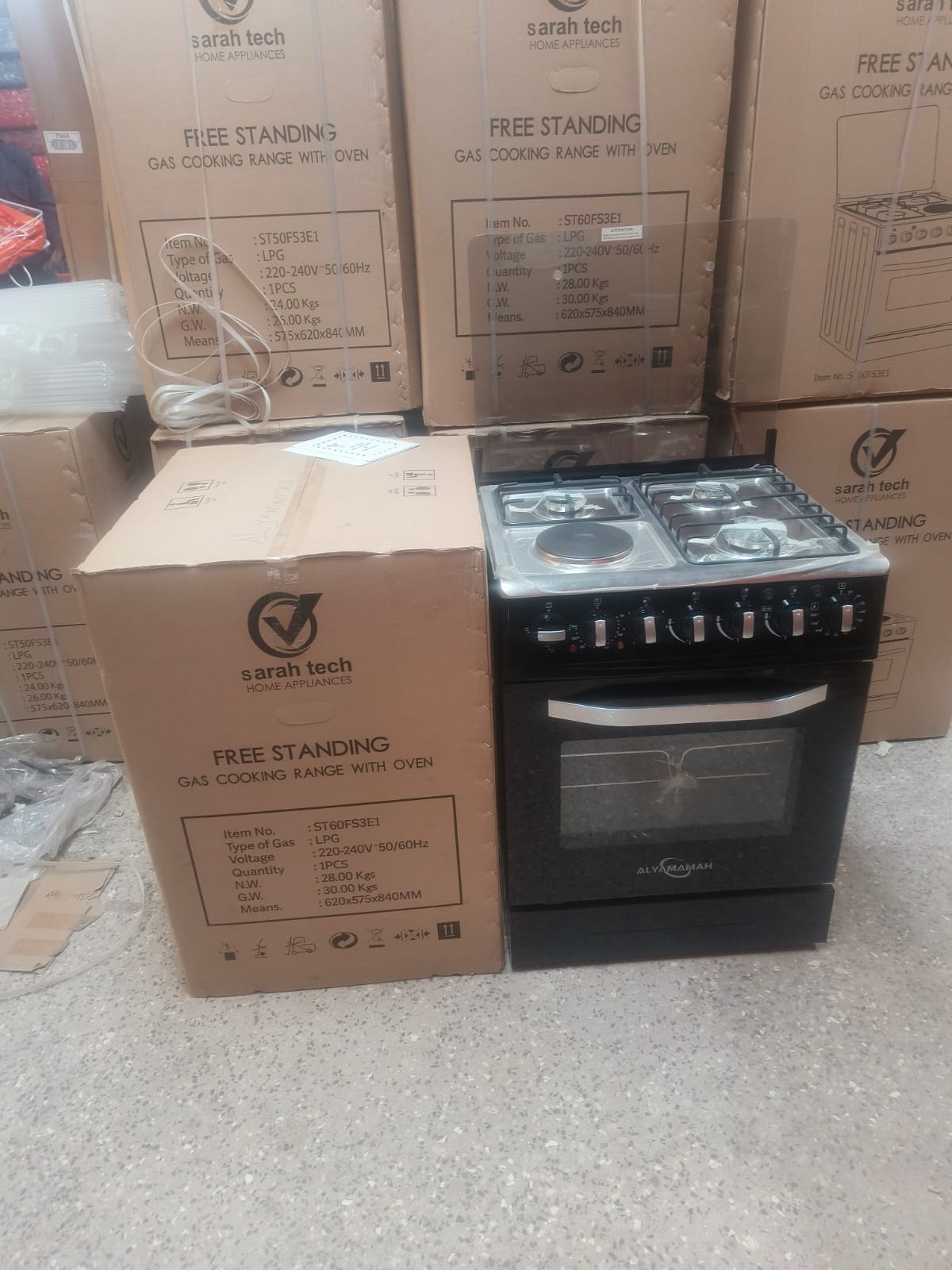 Picture of Sarahtech 3G+1E 60×60 cm Standing Cooker