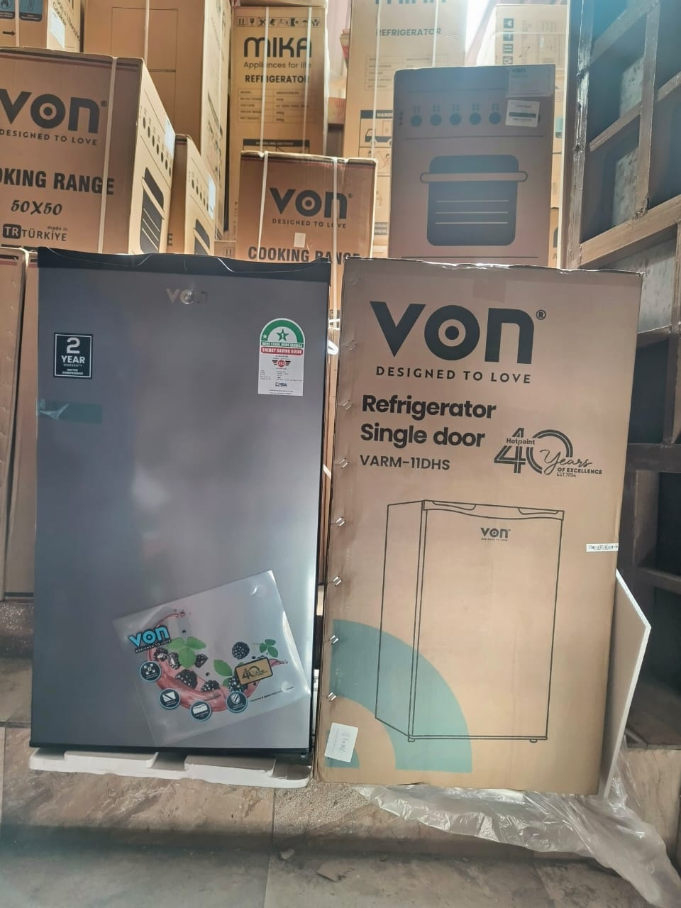 Picture of Von 90 L Single-Door Mini Fridge 
