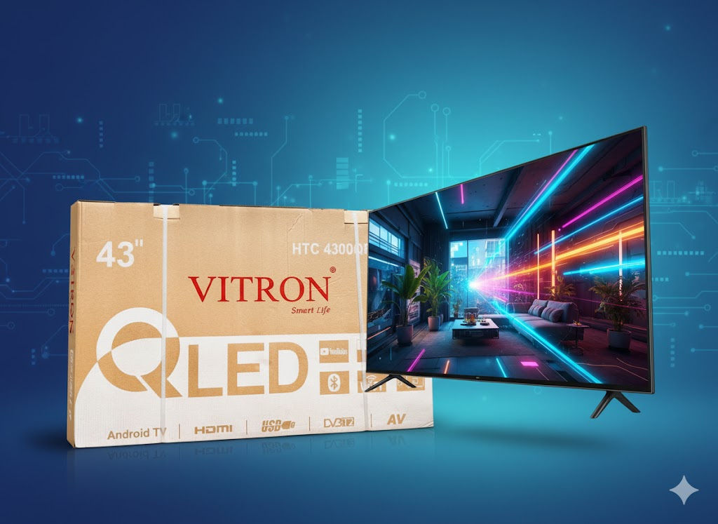 Picture of Vitron 43″ 4300QFS QLED Smart TV – Full HD Android TV